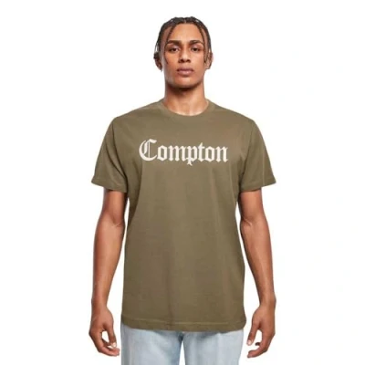Afbeelding van Mister Tee Compton Tshirt print, Heren, Maat: XS, Olive