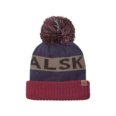 Afbeelding van SEALSKINZ Foulden waterafstotende ijsmuts, marineblauw/grijs/rood, L/XL