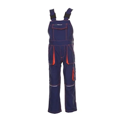 Afbeelding van Planam Junior kindertuinbroek marine oranje model 6121 maat 158 164