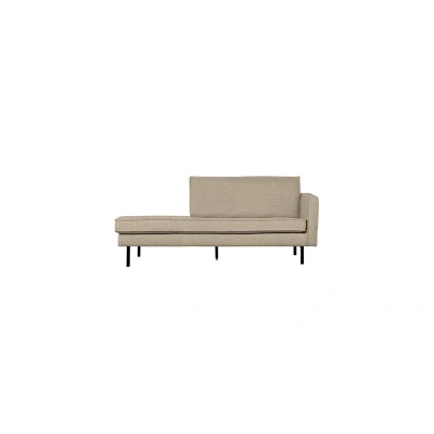 Afbeelding van BePureHome Rodeo daybed rechts Boucle beige