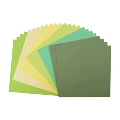 Afbeelding van Florence Cardstock multipack texture 30,5x30,5cm groen