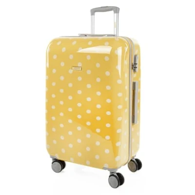 Afbeelding van SKPAT Koffer en Handbagage 55x35x25 Cabin Luggage, Carry On Suitcase, Suitcase. Combinatie Hangslot 66450, Geel