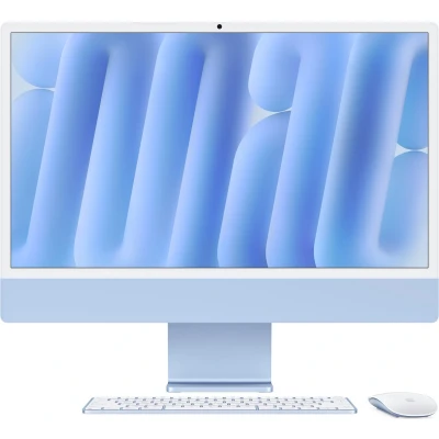 Afbeelding van Apple iMac M M4 59,7 cm (23.5&quot;) 4480 x 2520 Pixels Alles in één pc 16 GB 256 SSD macOS Sequoia Wi Fi 6E (802.11ax) Blauw