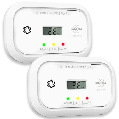 Afbeelding van 2 Pack ELRO FC5003 Koolmonoxidemelder 10 jaar sensor met display stuks