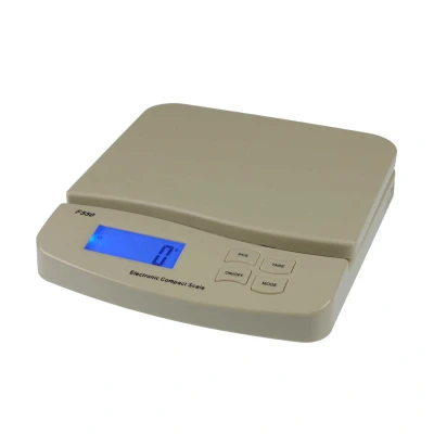 Afbeelding van Compacte Digitale Weegschaal 25Kg x 1g Wit