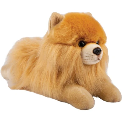 Afbeelding van Pluche Knuffel dieren Pomeranian/dwergkeeshond 30 cm huisdieren