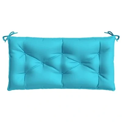 Afbeelding van Tuinbankkussen 110x50x7 cm stof turquoise