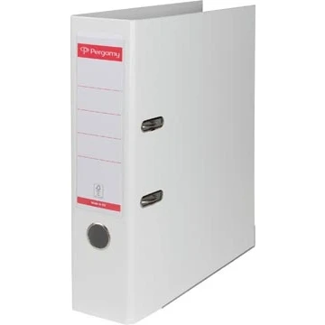 Afbeelding van Pergamy Ordner A4 8cm Wit 1x