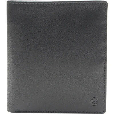 Afbeelding van Esquire Portemonnee Logo Billfold Wallet Black Zwart