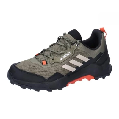 Afbeelding van Adidas Terrex AX4 Hiking Outdoorschoenen, Heren, Maat: 39 1/3, Olive strata/wonder beige/core black Textiel/ synthetisch