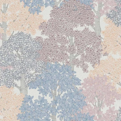 Afbeelding van AS Creation AP Floral Impression 37753 1 377531 Blauw / Geel