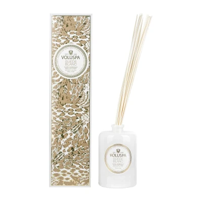 Afbeelding van Voluspa Reed Diffuser Suede Blanc (177 ml)