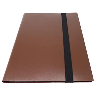 Afbeelding van Docsmagic.de Pro Player 9 Pocket Album Brown 360 Card Binder MTG PKM YGO