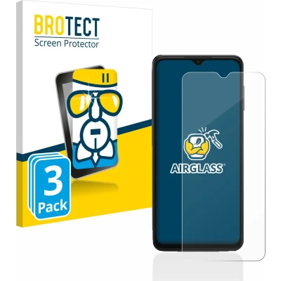 Afbeelding van BROTECT Screenprotector voor Samsung Galaxy A13 5G Folie Beschermfolie Beschermglas transparant (3 Stuks)
