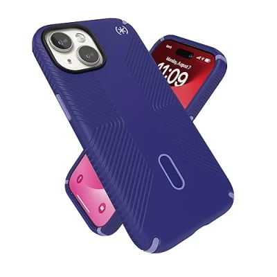Afbeelding van Speck, Estuche Presidio2 Grip Click Lock para Geschikt voor Apple iPhone 15/14/13, Blauw