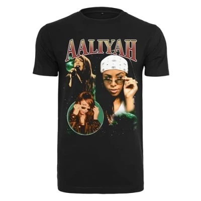 Afbeelding van Mister Tee Aaliyah Tshirt print, Heren, Maat: XS, Black