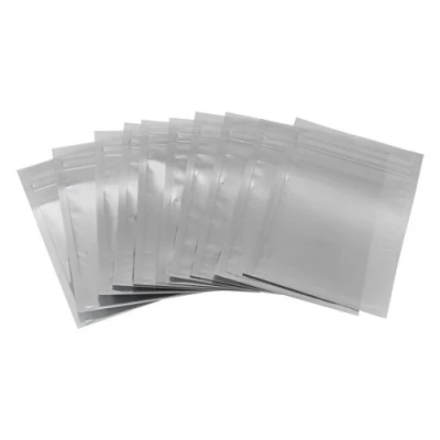 Afbeelding van Antistatische zakken 100 Stks/partij Static Free Opbergtas Zip Lock Hersluitbare zak voor elektronische componenten Moederbord Videokaart 6.5 * 12cm