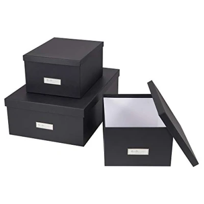 Afbeelding van Opbergdozen met deksel Bigso Box of Sweden 3 delig