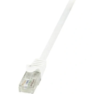 Afbeelding van LogiLink CP2021U RJ45 Netwerkkabel, patchkabel CAT 6 U/UTP 0.50 m Wit Snagless 1 stuk(s)