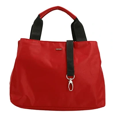 Afbeelding van Picard Happy Hengseltas voor dames, van nylon, klein, middelgroot, met magneetsluiting, hengseltas, dagelijks gebruik, uitgaan, reizen, rood, 28x19x10, Damestas Synthetisch