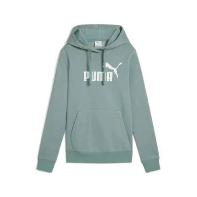 Afbeelding van Puma LOGO Hoodie Hoodie, Dames, Maat: Large, Green moon