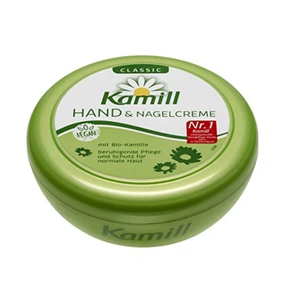 Afbeelding van Kamill Hand en nagelcrème Classic Pot 150 ml Handcrème met bio kamille Biologisch Vegan &amp; nail cream jar