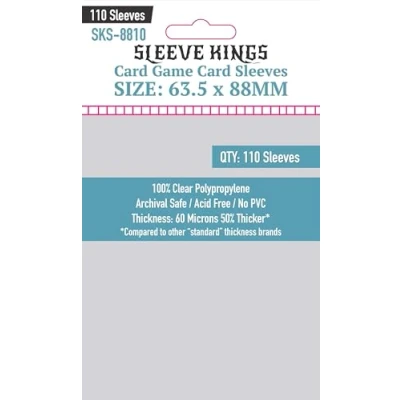 Afbeelding van Sleeve Kings Standard Card Sleeves 63.5mm X 88mm Pack of 110