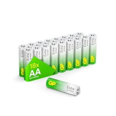 Afbeelding van GP Extra Alkaline Batterijen AA mignon penlite LR06 Batterij 1.5V 18 stuks Nieuwe G TECH technologie