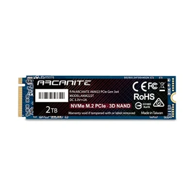 Afbeelding van ARCANITE 2TB NVMe M.2 2280 PCIe Gen 3x4 interne SSD solid state drive