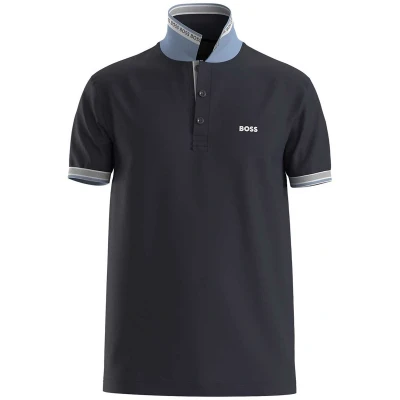 Afbeelding van Boss Paddy Korte Mouw Poloshirt Blauw M Man