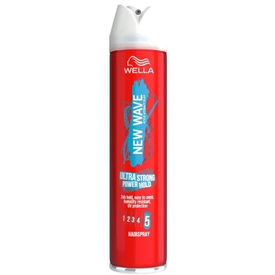Afbeelding van 6x Wella New Wave Ultra Strong Power Hold Haarspray 250 ml