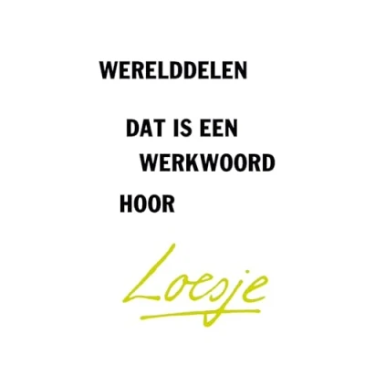 Afbeelding van Werelddelen, dat is een werkwoord hoor (Paperback)