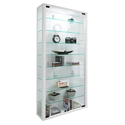 Afbeelding van VCM Wandvitrine Hangende Glazen Vitrine Glas Vitrosa Maxi
