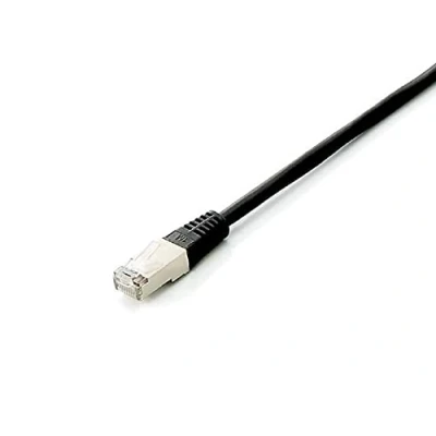 Afbeelding van Equip Patchkabel Cat6A 10 stuks/Box S/FTP 2xRJ45 0,50m LSZH zwart