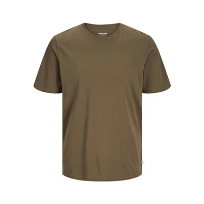 Afbeelding van Jack &amp; Jones TEE Oneck NOOS Tshirt basic, Heren, Maat: Medium, Canteen