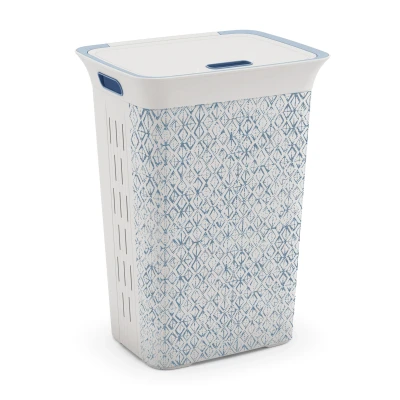 Afbeelding van Kis Chic Wasbox 60L wit/blauw