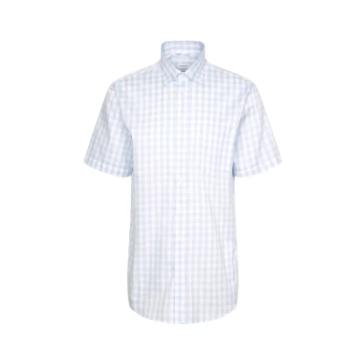 Afbeelding van Seidensticker Regular Overhemd, Heren, Maat: 48, Light blue
