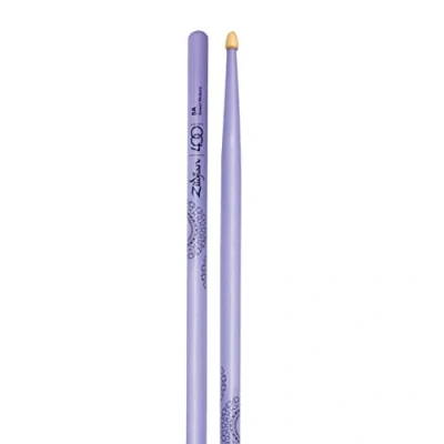 Afbeelding van Avedis Zildjian Company Limited Edition 400th Anniversary 5AW Acorn Tip Drumsticks, paars (Z5AACP 400)
