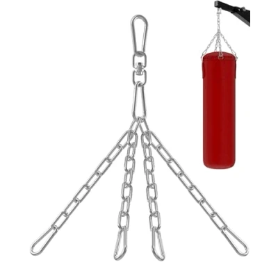 Afbeelding van Yes4All Zware tas Swivel ketting met 4 karabijnhaken Boksen Chain Ondersteuning tot 150 lbs/ 68 kg