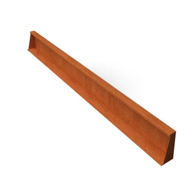 Afbeelding van Geroba Fronta Keerwanden cortenstaal recht stuk L200 x B10 H20 cm