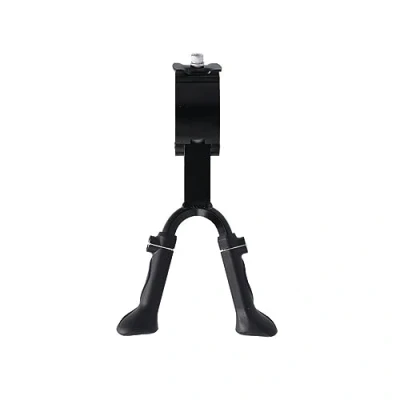 Afbeelding van XLC KS D04 Tweepoot Dubbele Fietsstandaard 24 28 inch Verstelbaar Zwart
