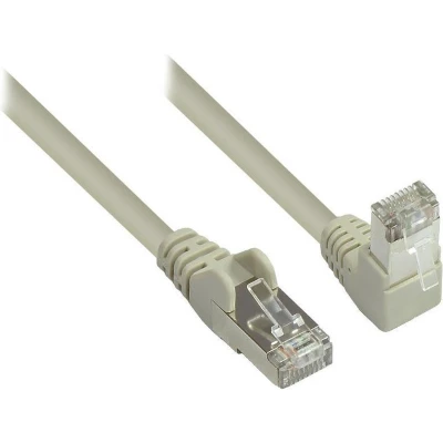 Afbeelding van S/FTP CAT6 Gigabit netwerkkabel haaks/recht / grijs 15 meter