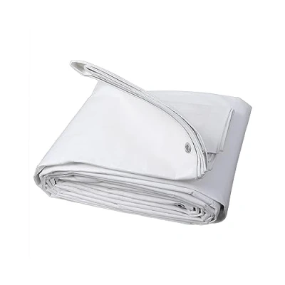 Afbeelding van WOLTU GZ1177m1 Afdekzeil Zeildoek 280g/m² in PE, Dekzeilen 2x3m waterdichte en UV bestendig,Wit