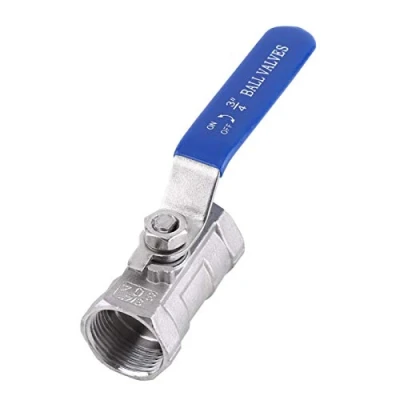Afbeelding van 1pc RVS SS304 Verlaagde Poort Pijp Kogelkraan Binnendraad BSP 6 Maten Volledige 1/4 &quot;, 3/8&quot;, 3/4 1&quot;, 1 1/2&quot; (optioneel)(3/4&quot;)