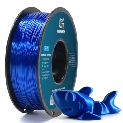 Afbeelding van GEEETECH PLA Silk Filament 1,75mm, 3D Printer 1kg Spoel (royal blue)