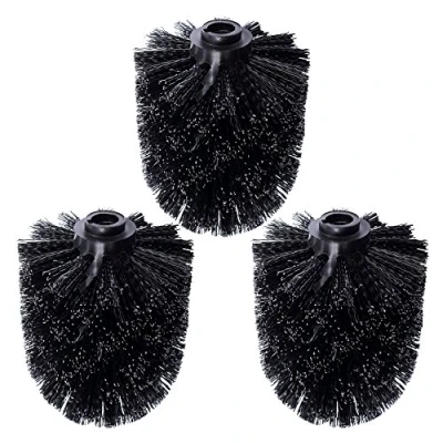 Afbeelding van Schramm® 3 pack wc vervangingsborstelkop zwart vervangende borstels zwarte borstelkop individueel vervangbare