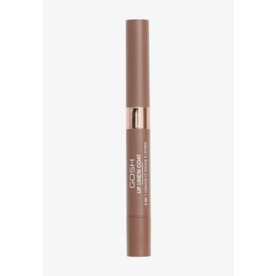 Afbeelding van GOSH Copenhagen LIP LINE&#039;N COAT Lippenstift, Dames, Maat: 2 ml, Brown sugar