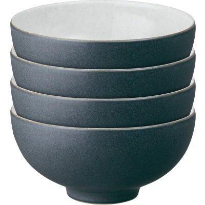 Afbeelding van Rijstkom Denby Impression Charcoal 480 ml (Set van 4)