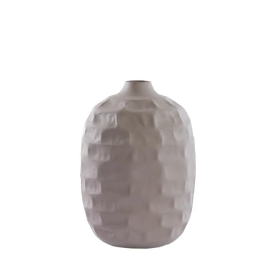 Afbeelding van Light &amp; Living Vaas TARIVA Ø20x30cm Grijs