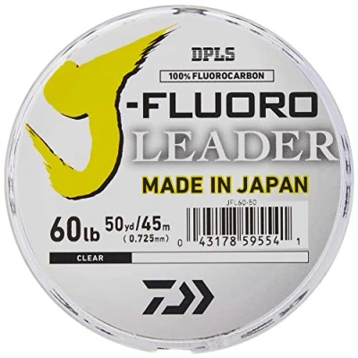 Afbeelding van Daiwa J Fluoro Fluorocarbon Leader 60 lbs 50 Yards, Multi, One Size